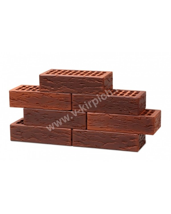 КИРПИЧ ЛИЦЕВОЙ КЕРАМИЧЕСКИЙ КОРТЕН РУСТ (Воротынский КЗ)