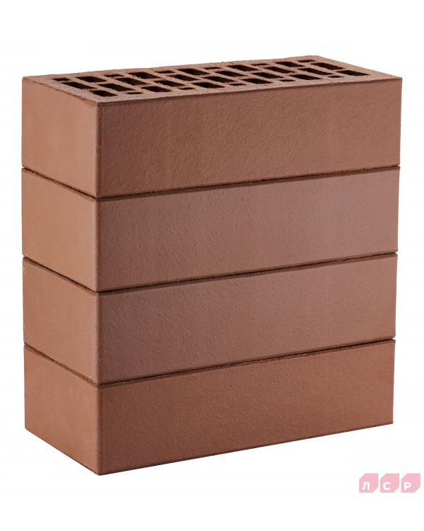 Изображение КИРПИЧ ЛИЦЕВОЙ КЕРАМИЧЕСКИЙ КОРИЧНЕВЫЙ (ЛСР)