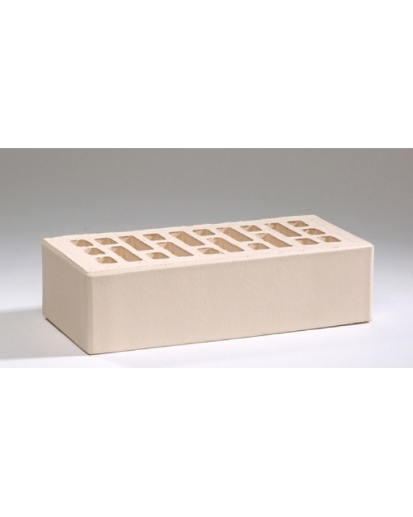 Изображение КИРПИЧ ЛИЦЕВОЙ КЕРАМИЧЕСКИЙ БЕЛЫЙ ЖЕМЧУГ (Воротынский КЗ)