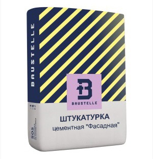 Штукатурка цементная "Фасадная", мешок/25кг